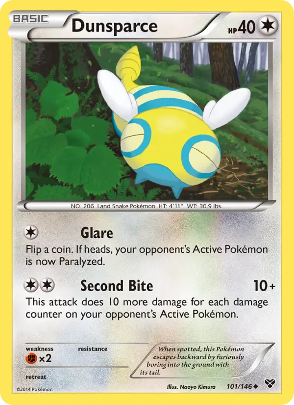 Dunsparce — XY card #101