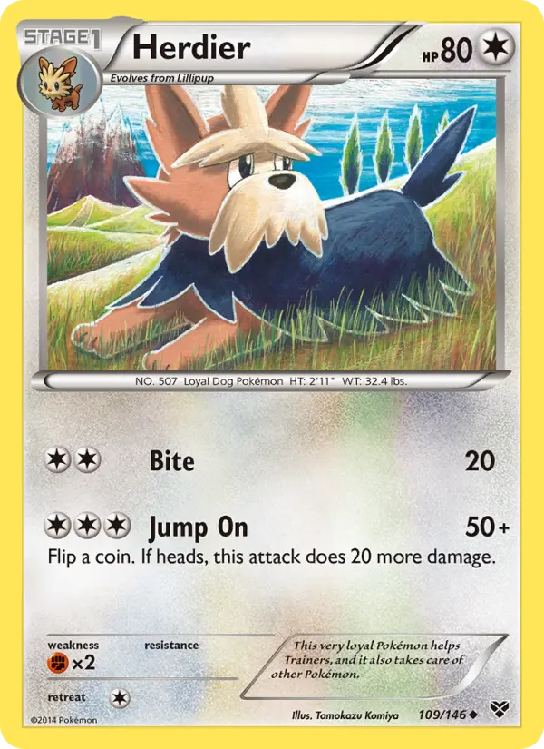 Herdier — XY card #109