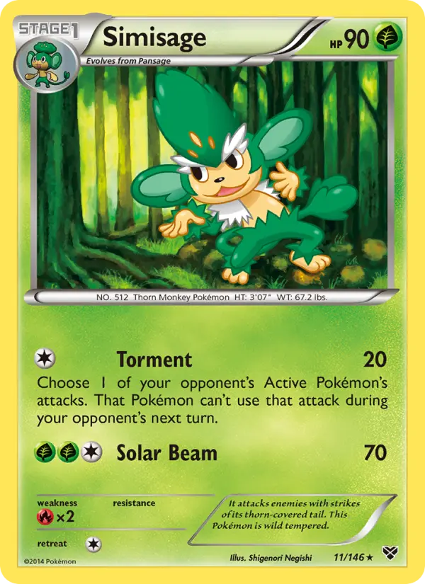 Simisage — XY card #11