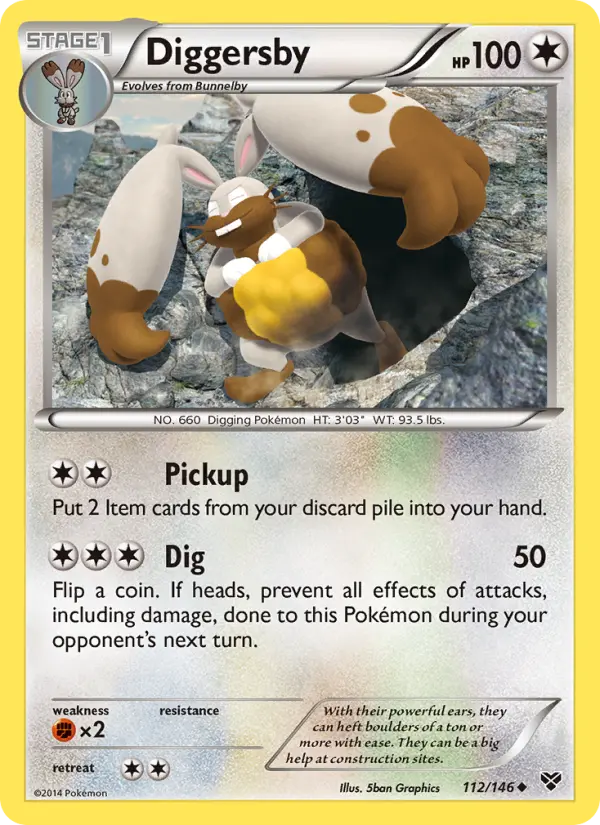 Diggersby — XY card #112