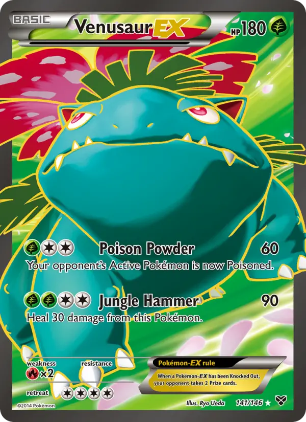 Venusaur EX — XY card #141