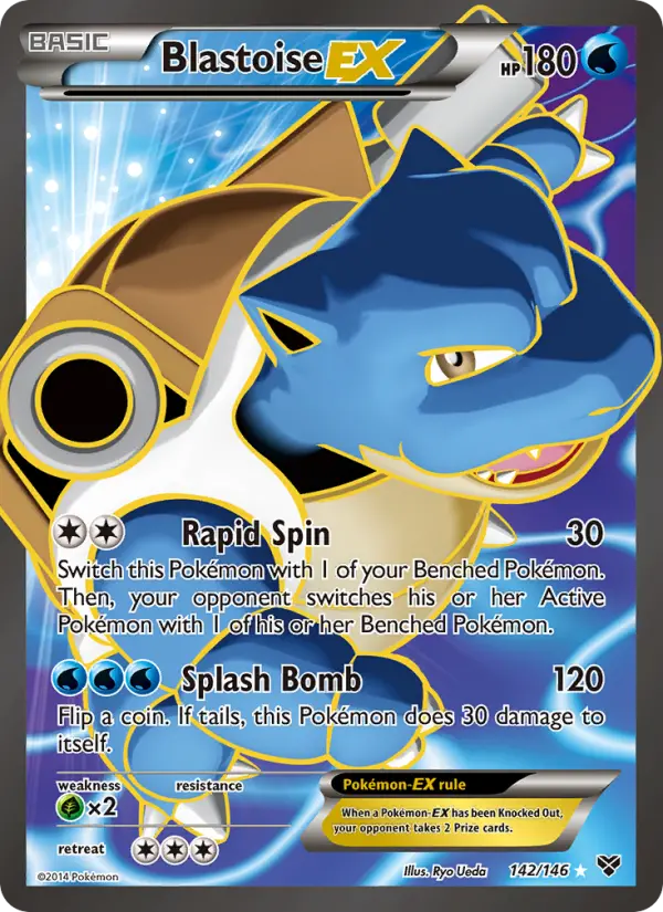 Blastoise EX — XY card #142