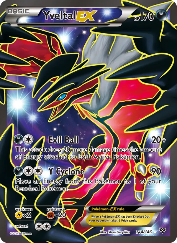 Yveltal EX — XY card #144