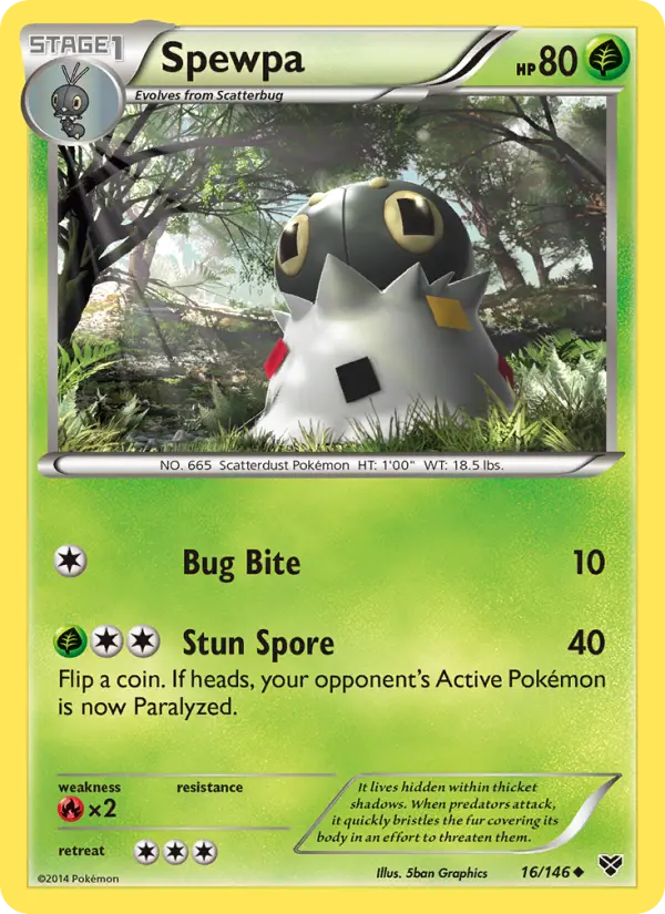 Spewpa — XY card #16