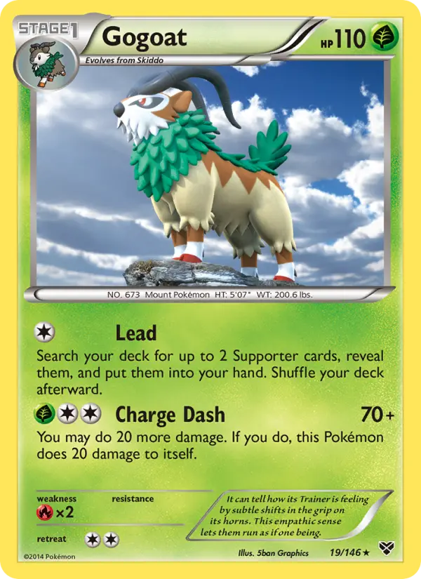 Gogoat — XY card #19