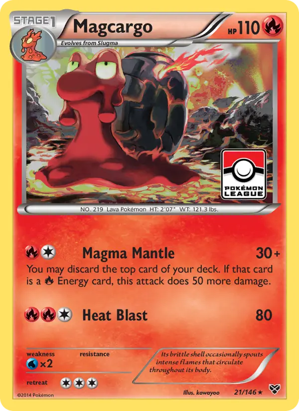 Magcargo — XY card #21