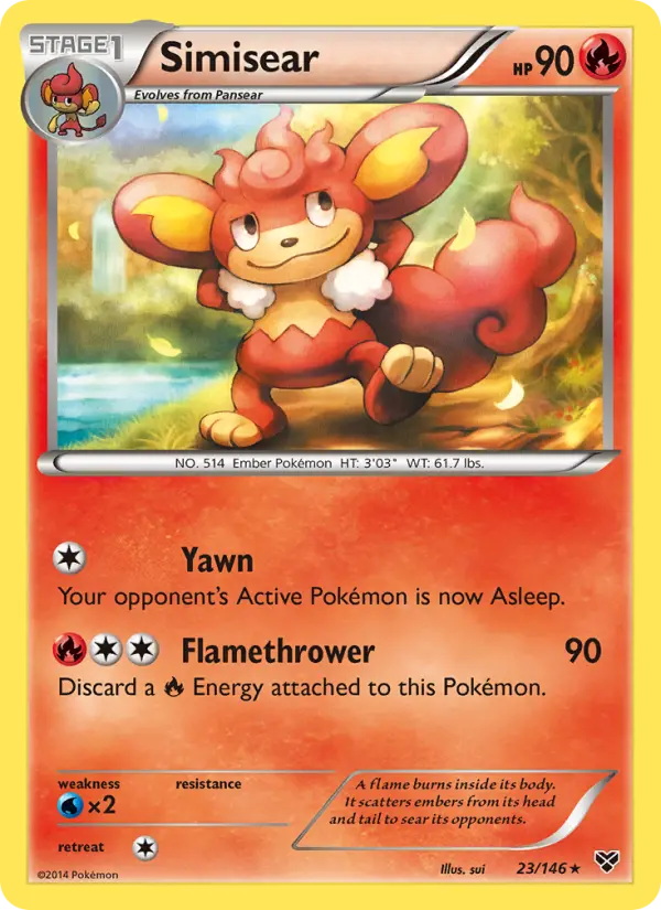 Simisear — XY card #23