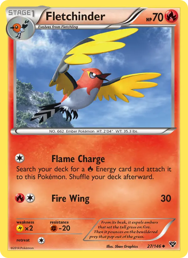 Fletchinder — XY card #27
