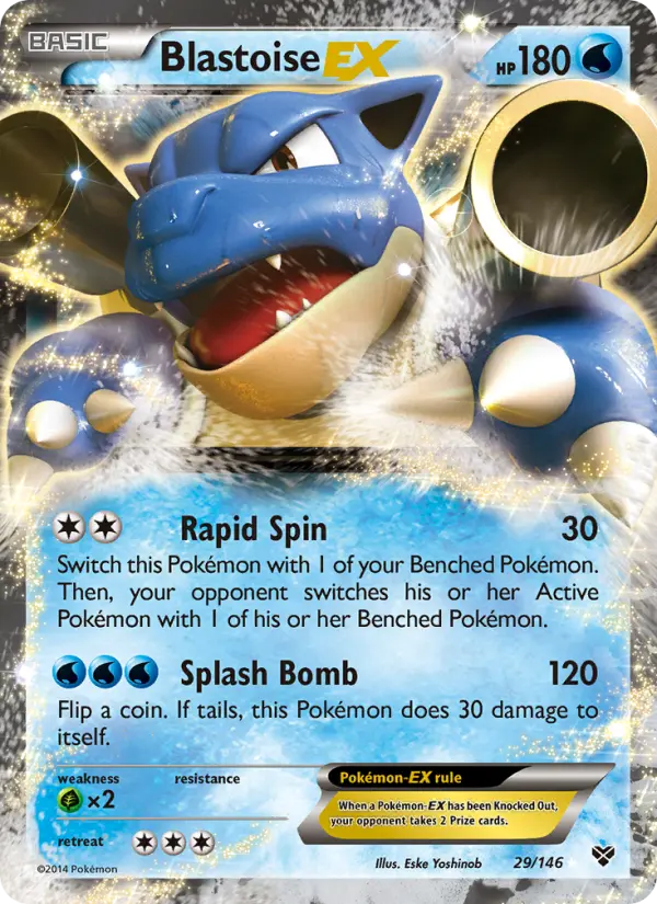 Blastoise EX — XY card #29