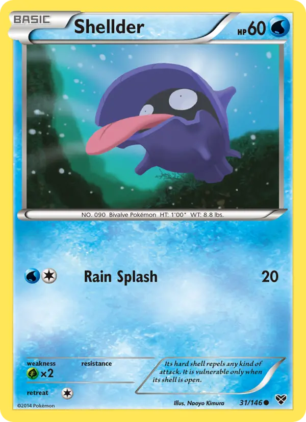 Shellder — XY card #31