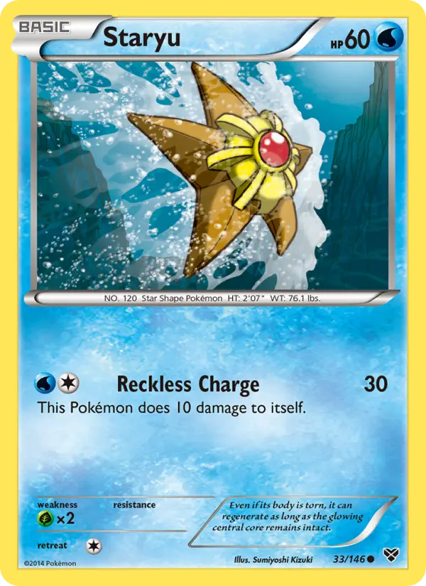 Staryu — XY card #33