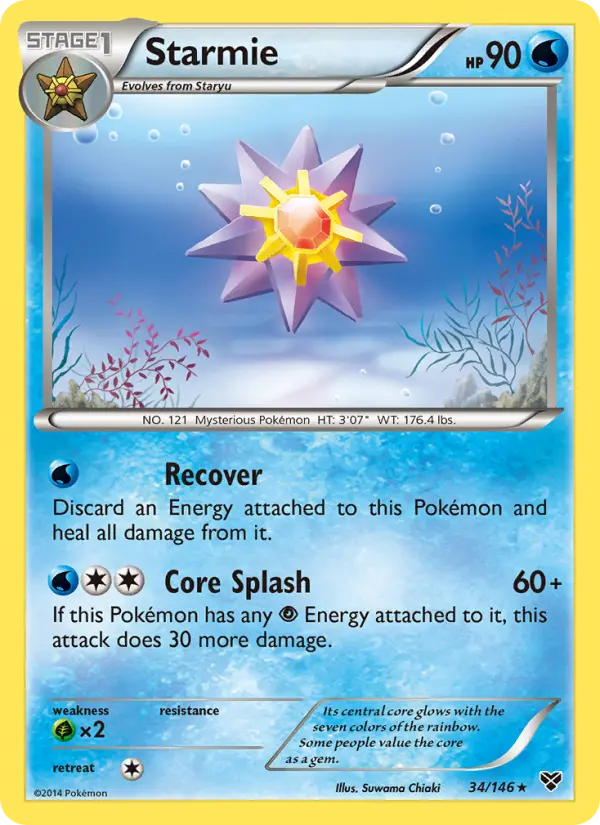 Starmie — XY card #34
