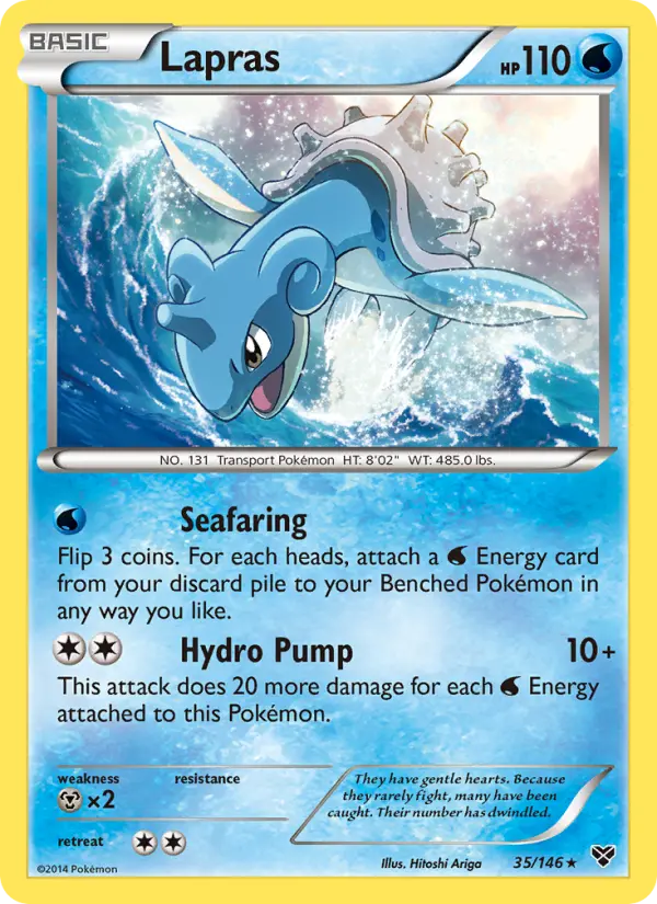 Lapras — XY card #35