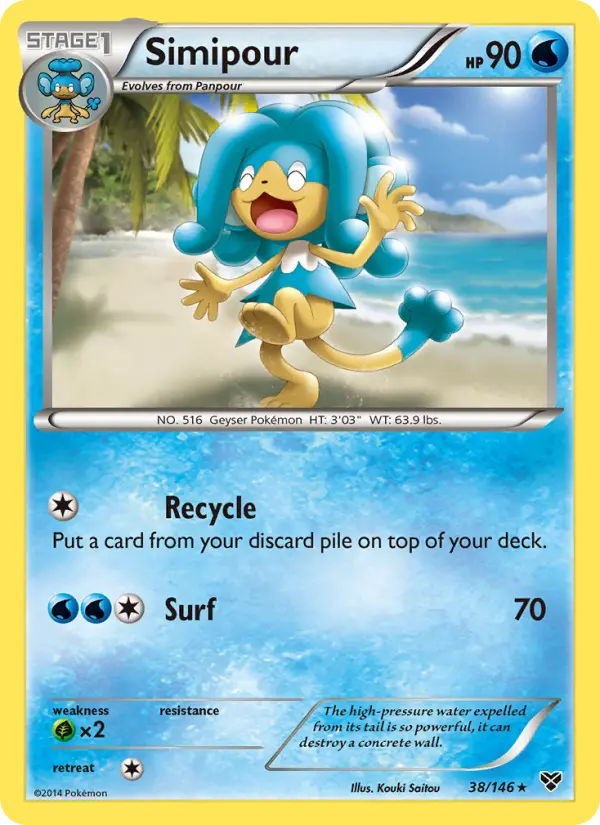 Simipour — XY card #38