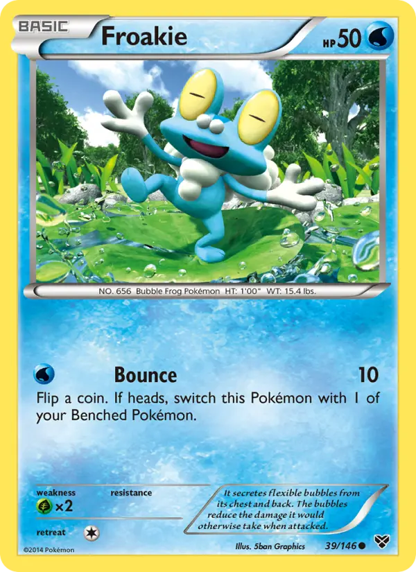 Froakie — XY card #39