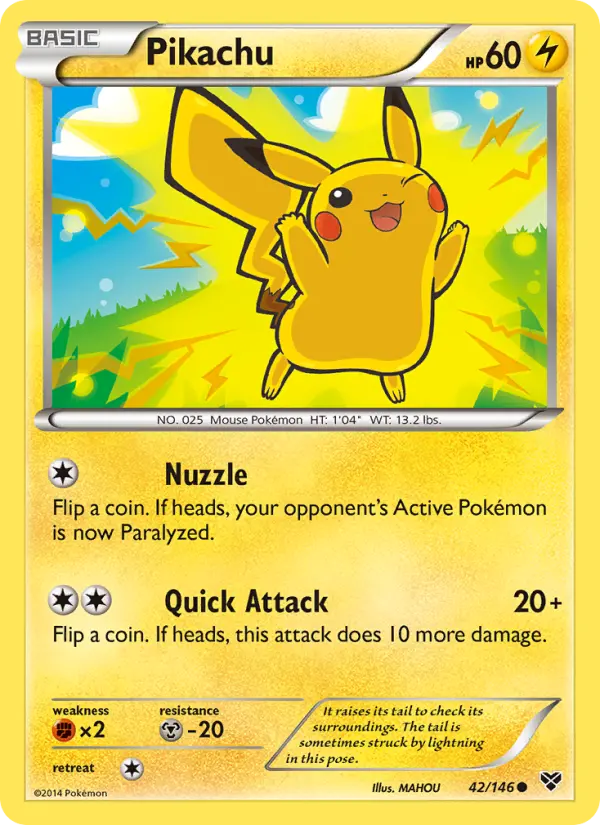 Pikachu — XY card #42