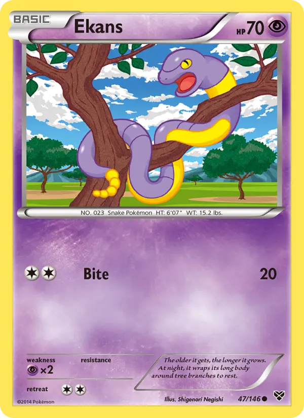 Ekans — XY card #47