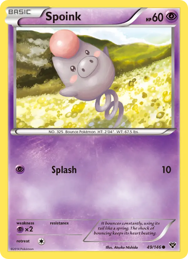 Spoink — XY card #49