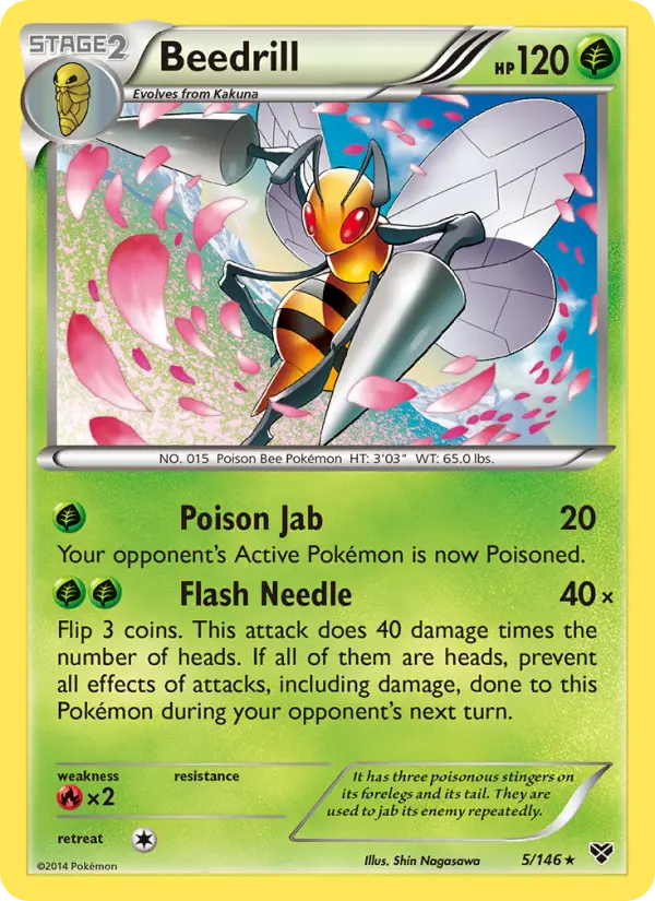 Beedrill — XY card #5