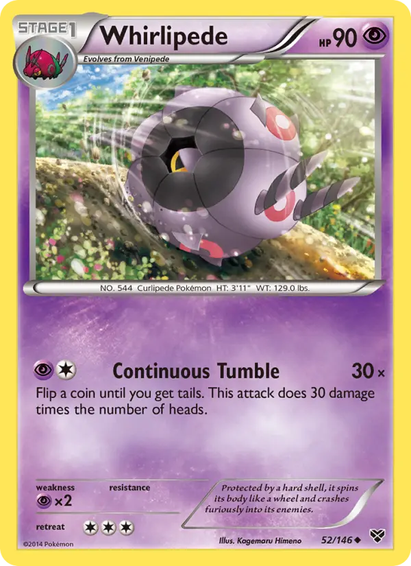 Whirlipede — XY card #52