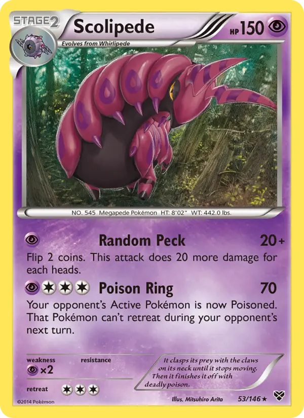 Scolipede — XY card #53