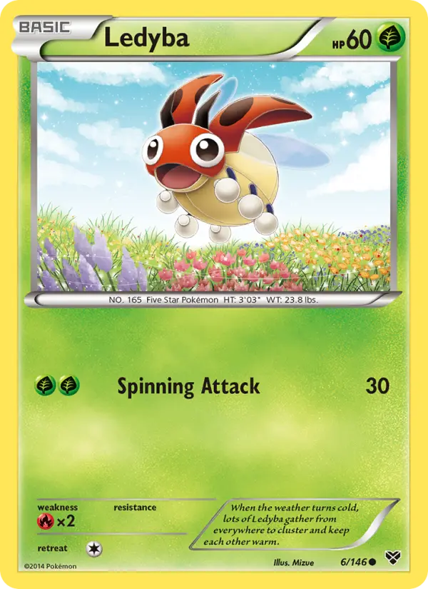 Ledyba — XY card #6