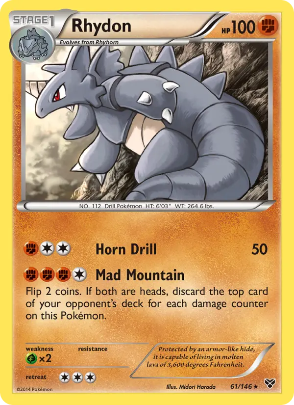 Rhydon — XY card #61