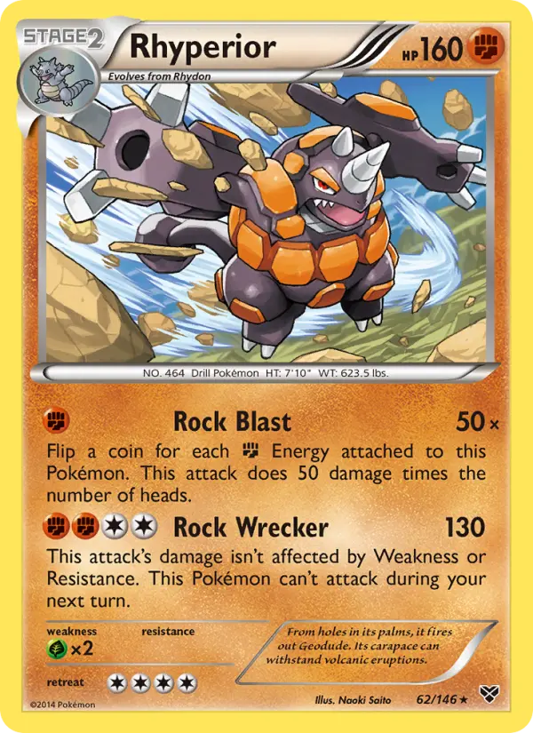 Rhyperior — XY card #62