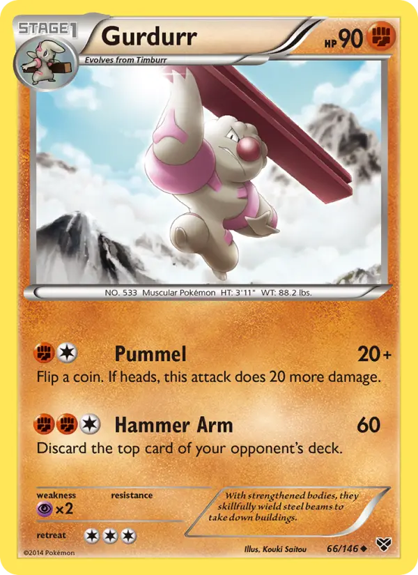 Gurdurr — XY card #66
