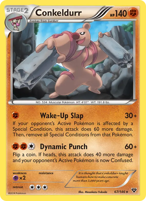 Conkeldurr — XY card #67