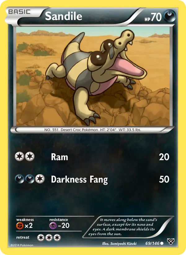 Sandile — XY card #69
