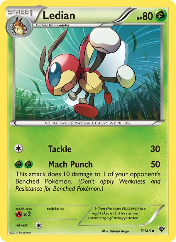 Ledian — XY card #7