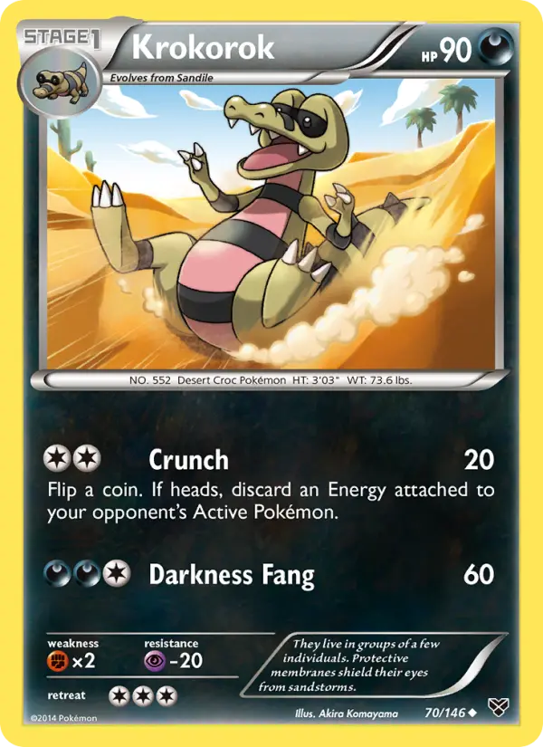 Krokorok — XY card #70