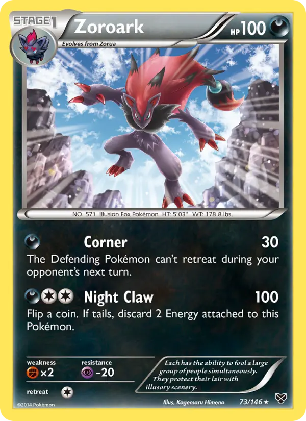Zoroark — XY card #73