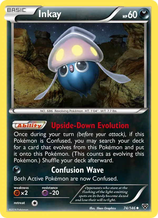 Inkay — XY card #74