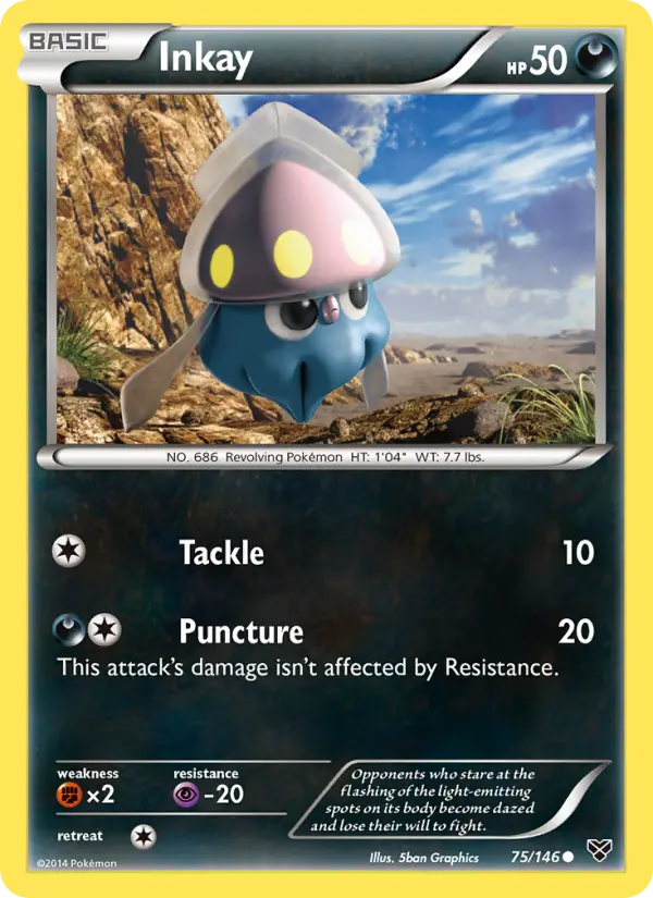 Inkay — XY card #75