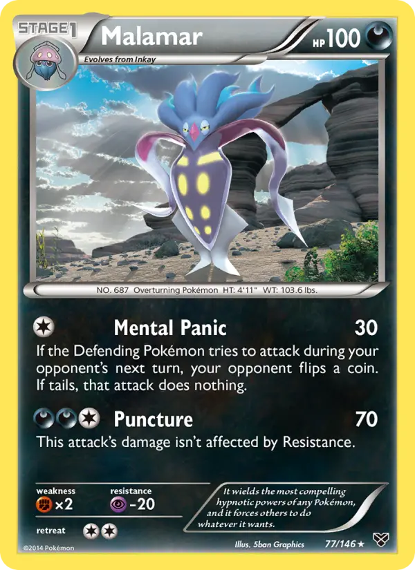 Malamar — XY card #77