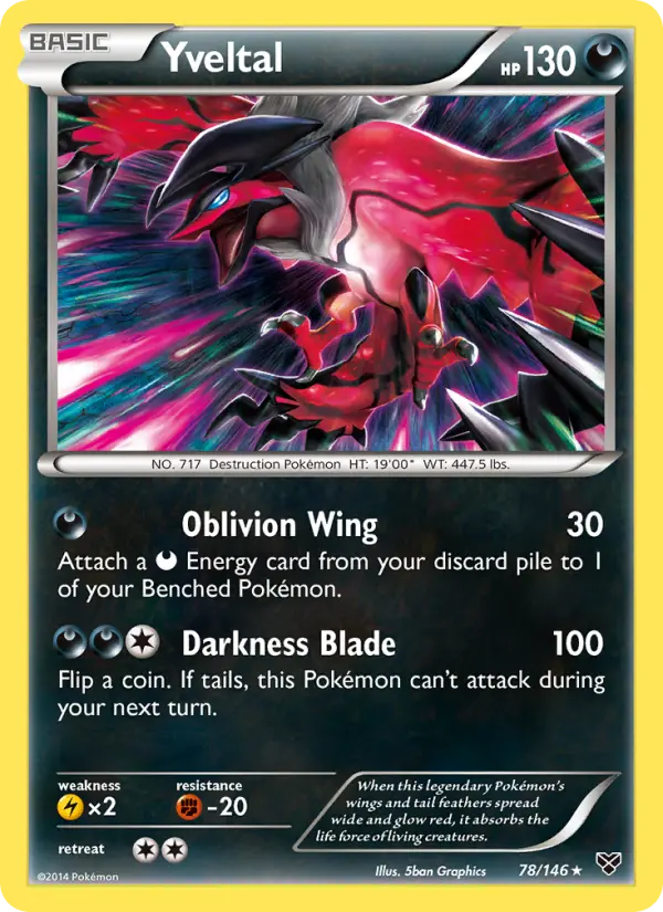 Yveltal — XY card #78