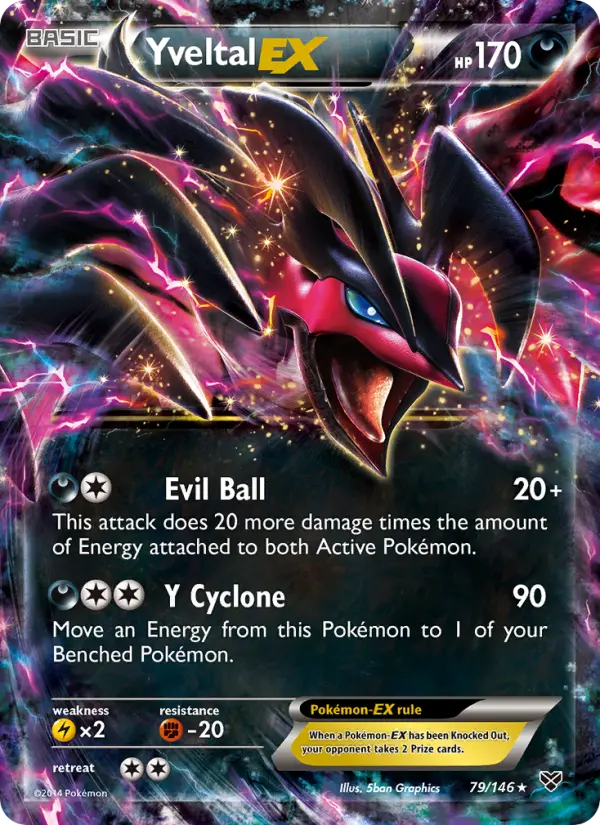 Yveltal EX — XY card #79
