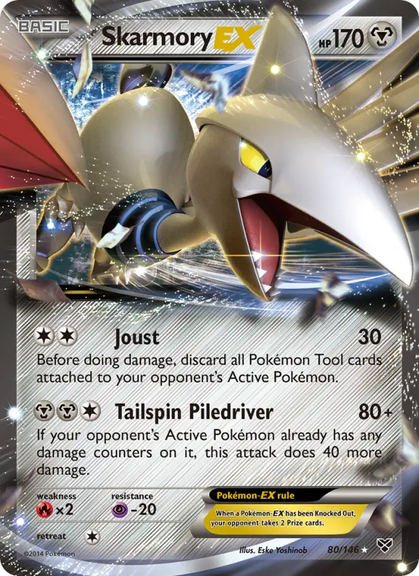 Skarmory EX — XY card #80