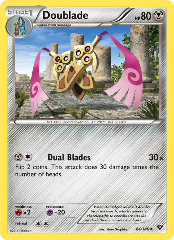 Doublade — XY card #84