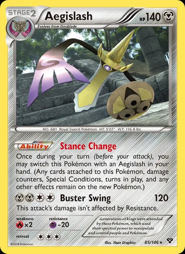 Aegislash — XY card #85