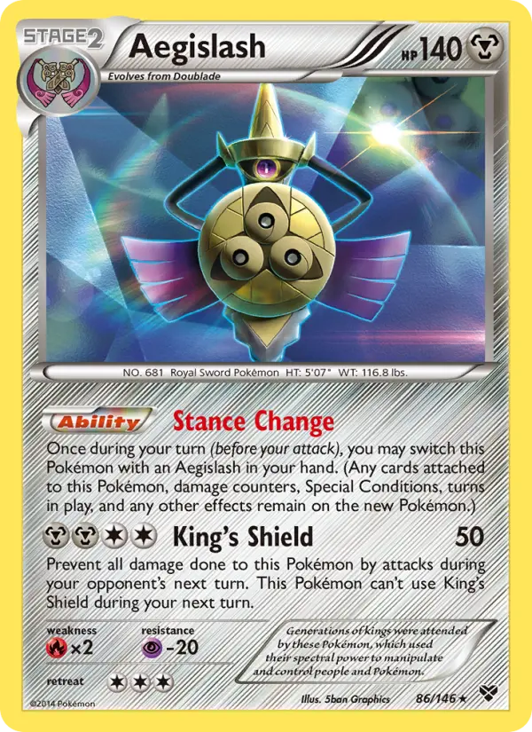Aegislash — XY card #86