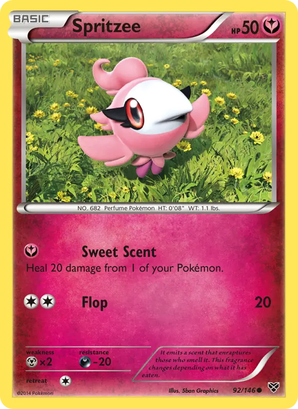 Spritzee — XY card #92