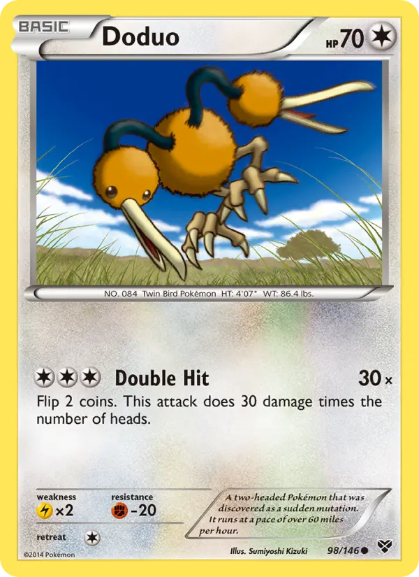 Doduo — XY card #98