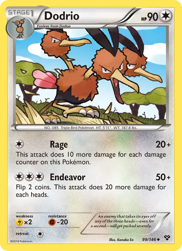 Dodrio — XY card #99