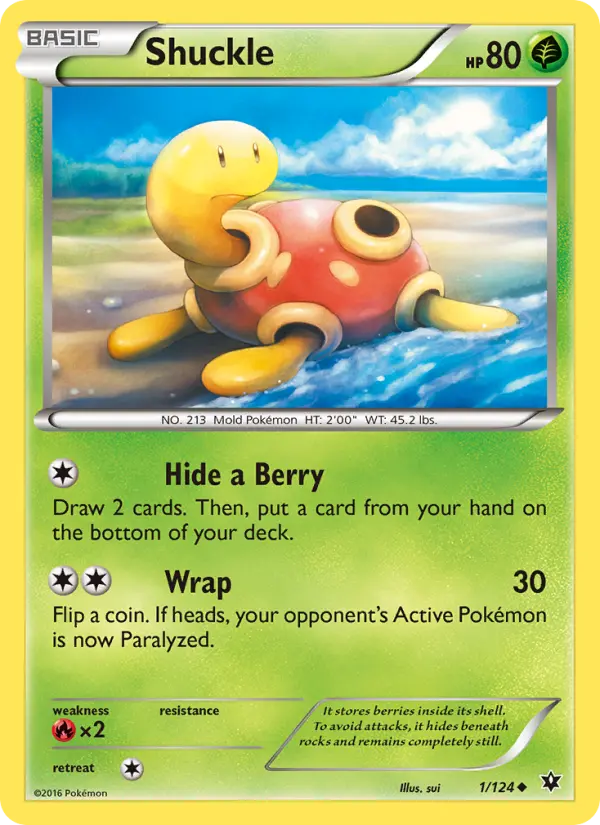 Shuckle — Fates Collide card #1