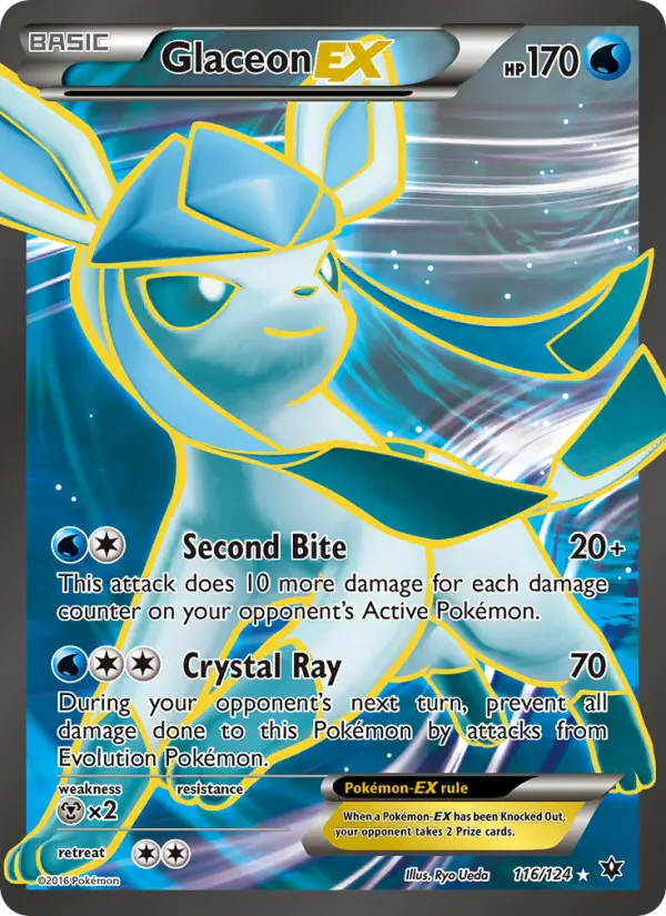Glaceon EX — Fates Collide card #116