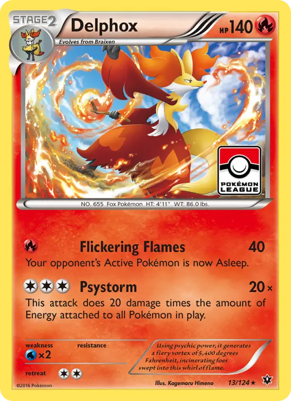 Delphox — Fates Collide card #13