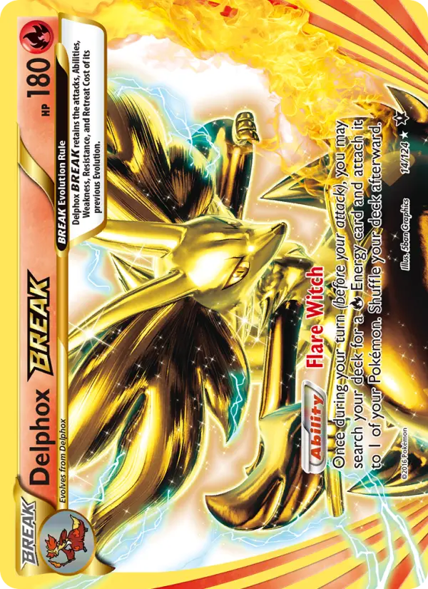 Delphox BREAK — Fates Collide card #14